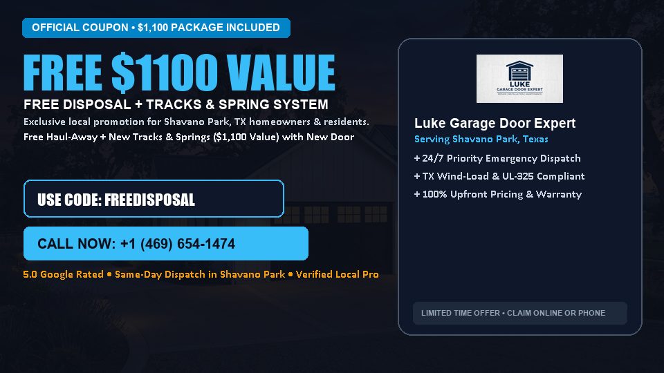Luke Garage Door Expert FREE Haul-Away & Heavy-Duty Tracks with New Door